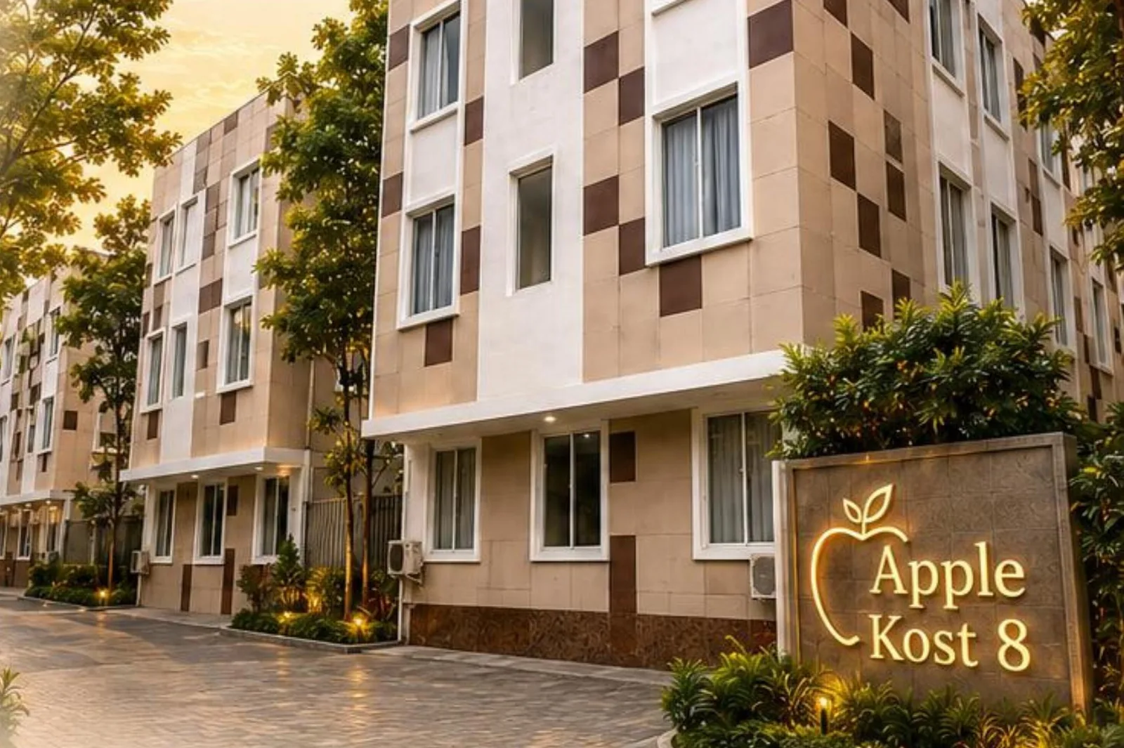 Kawasan Apple Kost 8 di New Crystal Blok M